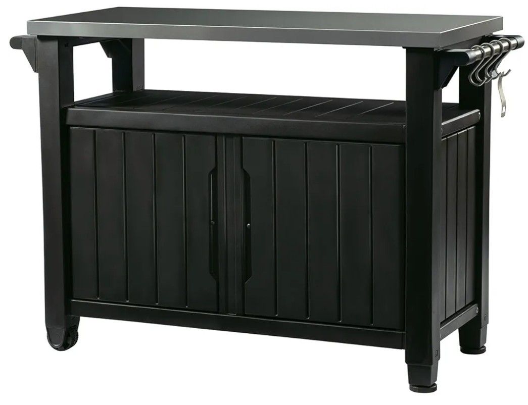 Keter Unity XL Outdoor Table Stainless Steel Top