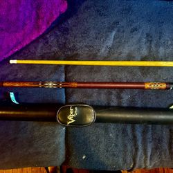 Minnesota Fats Pool Cue and Viper Q Vault Case