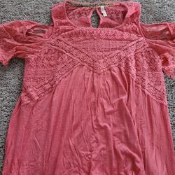 Pink Lace Top