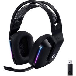 Logitech G733 Lightspeed Wireless Gaming Headset w Suspension Headband, Lightsync RGB, w Mic
