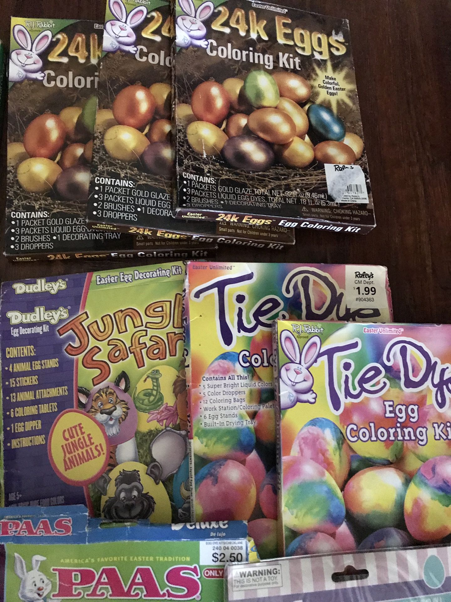 Easter egg decorating kit,gift bags all new