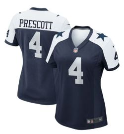 New! Dak Prescott Dallas Cowboys Nike Women's Alternate Game Team Jersey - Navy