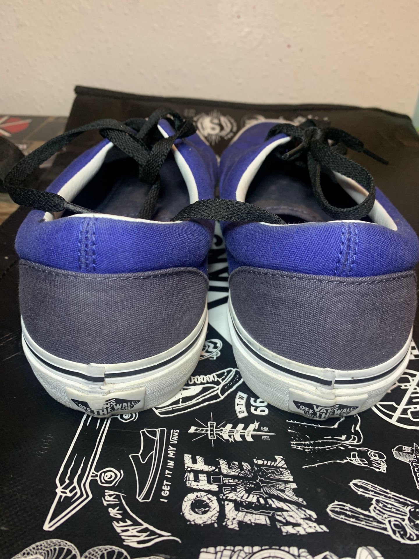vans blue Low tops sz 9.5 for Sale in Puyallup, WA OfferUp