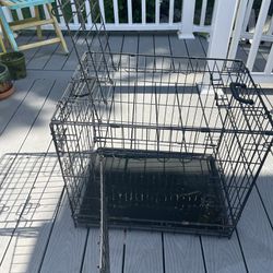 Front AND TOP loading pet Crate 