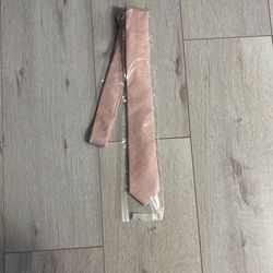 Brand New Pink Cotton Tie