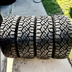 Like New 275/65r18 Goodyear Duratrac Mud Tires [32x11.0r18] Trail Boss Tires 100% Tread