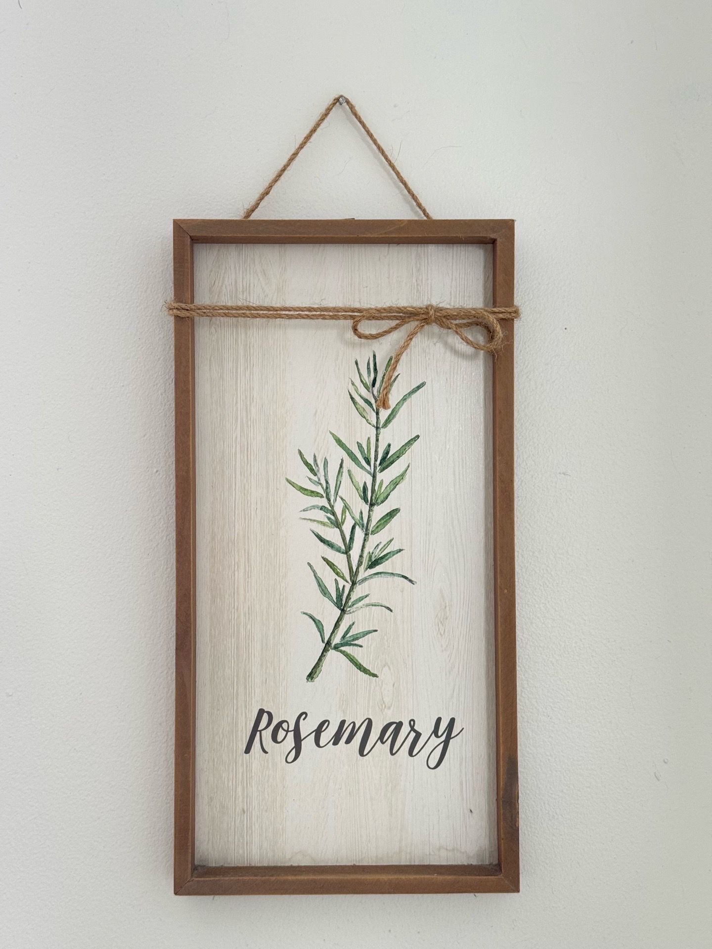 Rosemary Wall Art - Minimalist Farmhouse