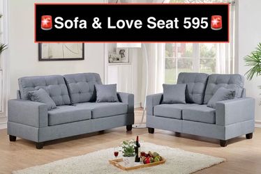 New Sofa and love seat