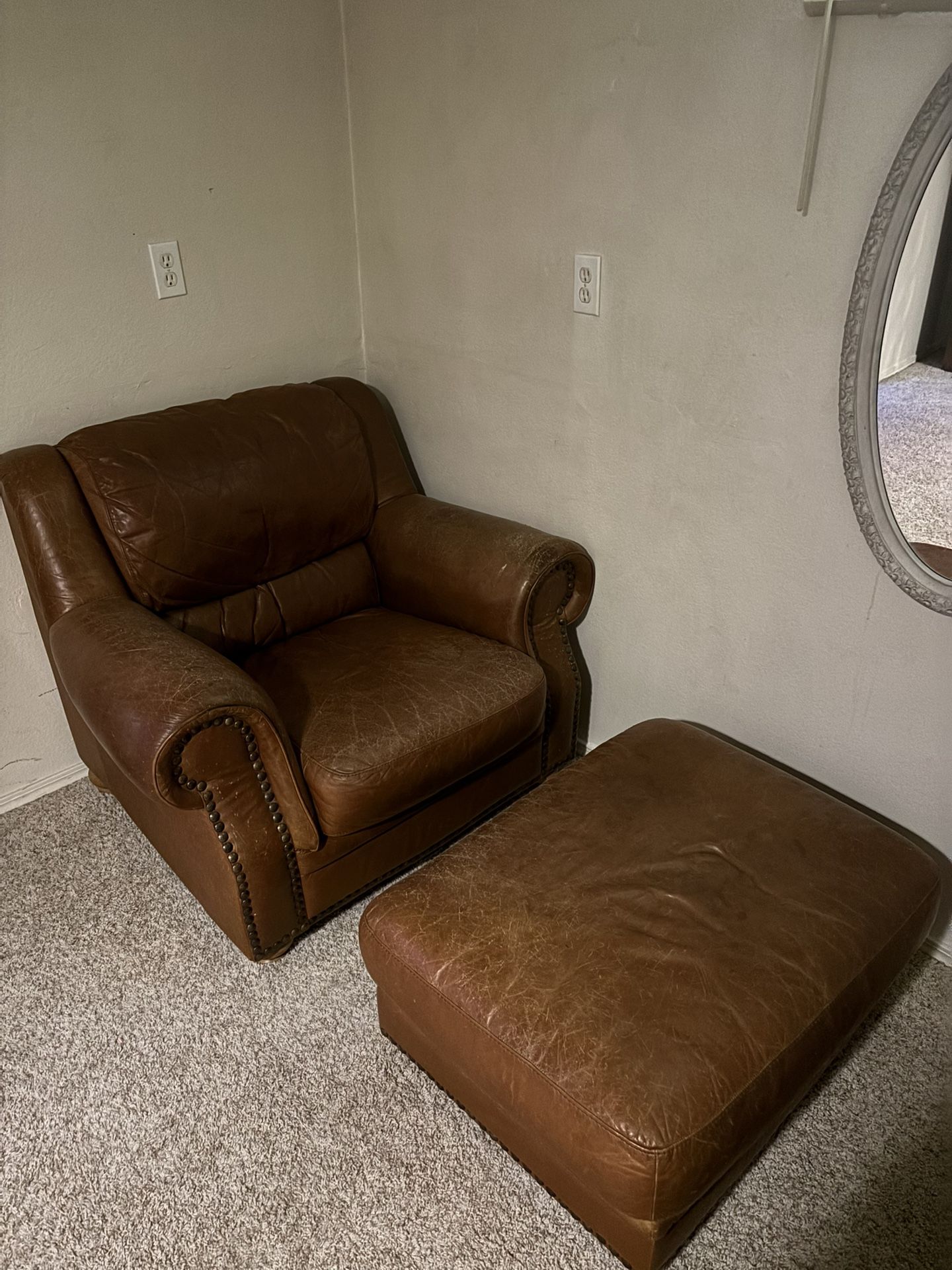 Brown Leather Chair