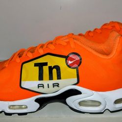Nike Air Max Plus Big Logo Orange Men's Shoes 10.5