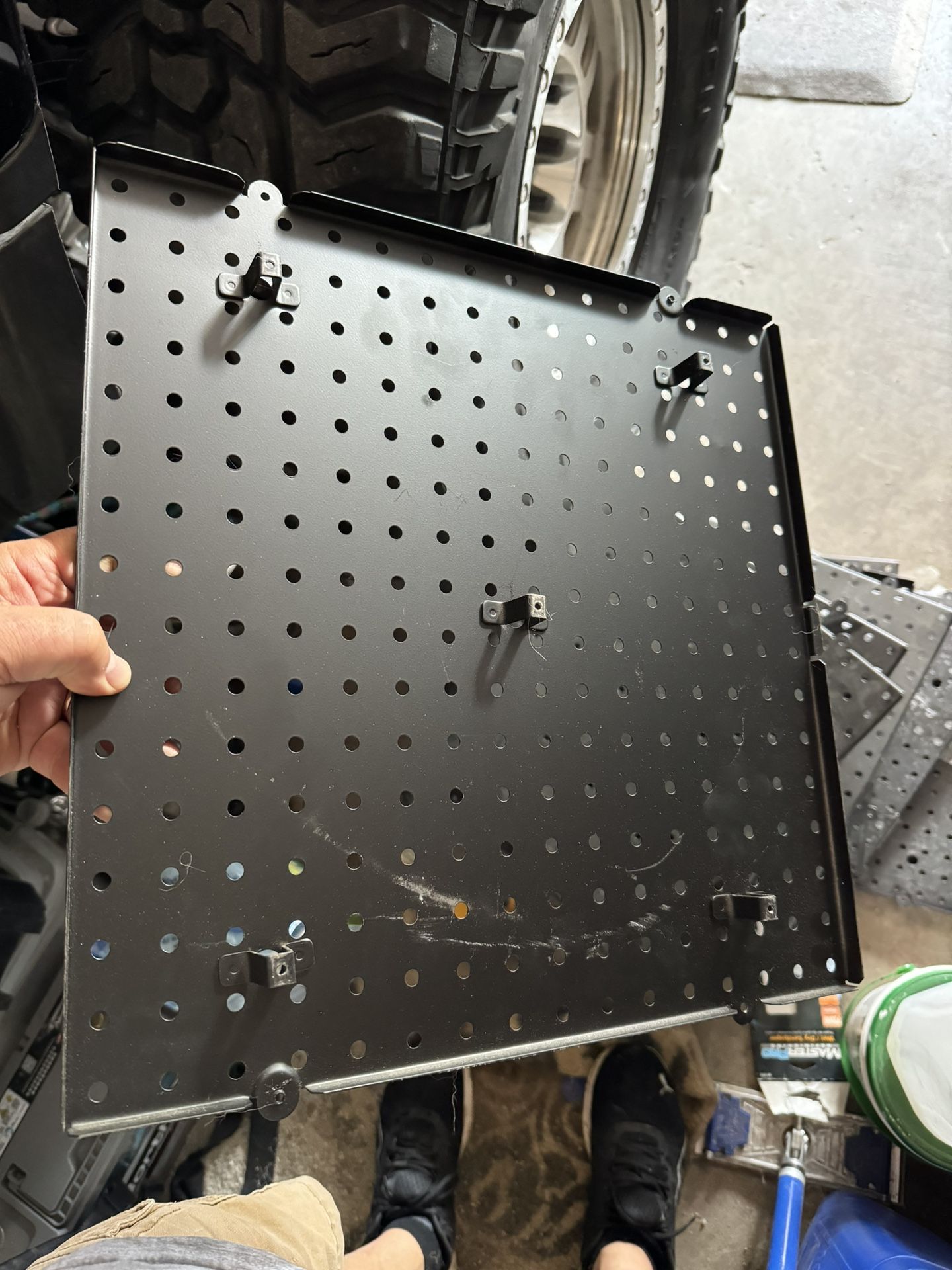 16x16 Steel Peg Board Set Of 14