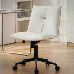 Office Chair Armless Desk Chair Upholstered 