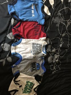 Nike 3/6 month onsies