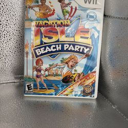 Vacation Isle Beach Party Nintendo Wii - Complete CIB & Tested