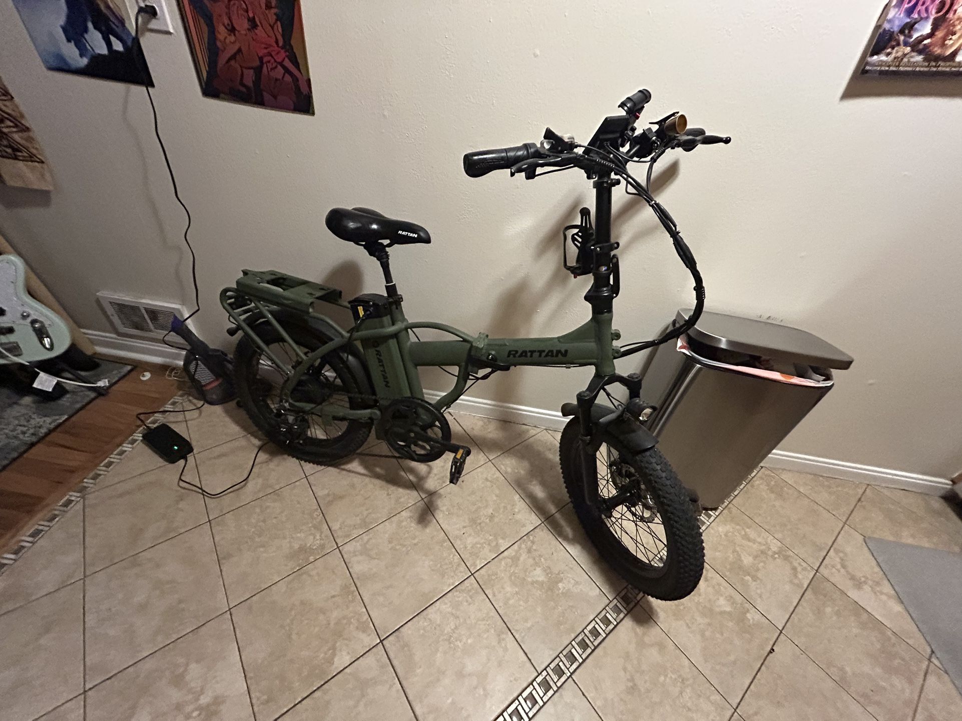 Rattan LM 750W Foldable Flat Tire E-bike