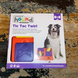 Tic Tac Twirl  Dog Bowl