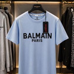 Sky Blu Balmain Tshirt Medium Only 🔥3 For$100
