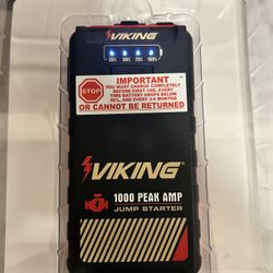 1000 Peak Amp Viking Lithium Jump Starter