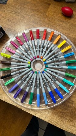 30 sharpie ink markers, fine point