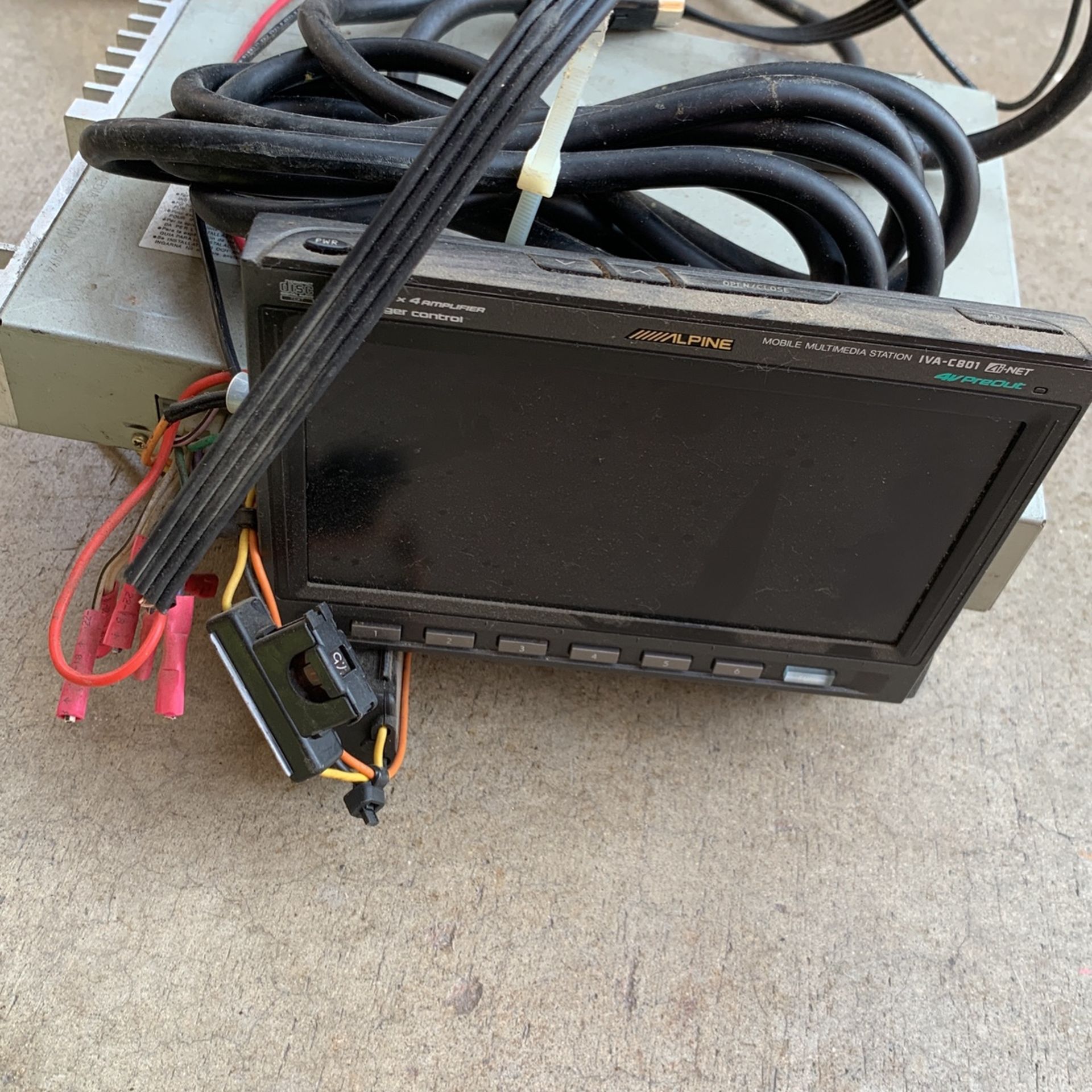 Alpine Old School In Dash Iva-c801