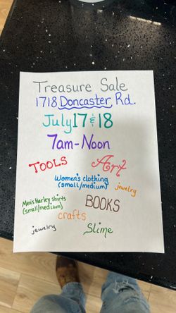 Treasure sale