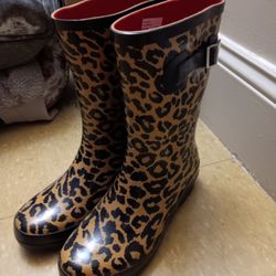 Rain Boot Leopard