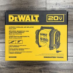 Dewalt DCC020IB 20V Max Cordless Air Inflator 
