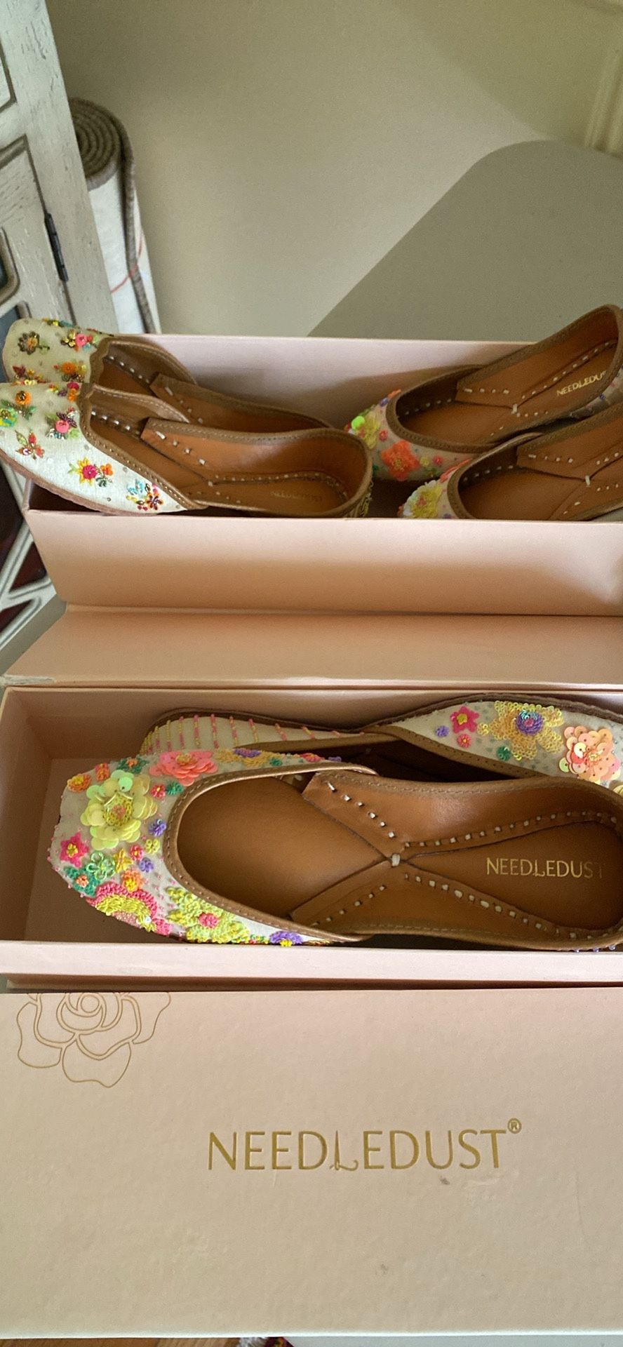 High Quality Handmade Genuine Leather Shoes Flats Juti