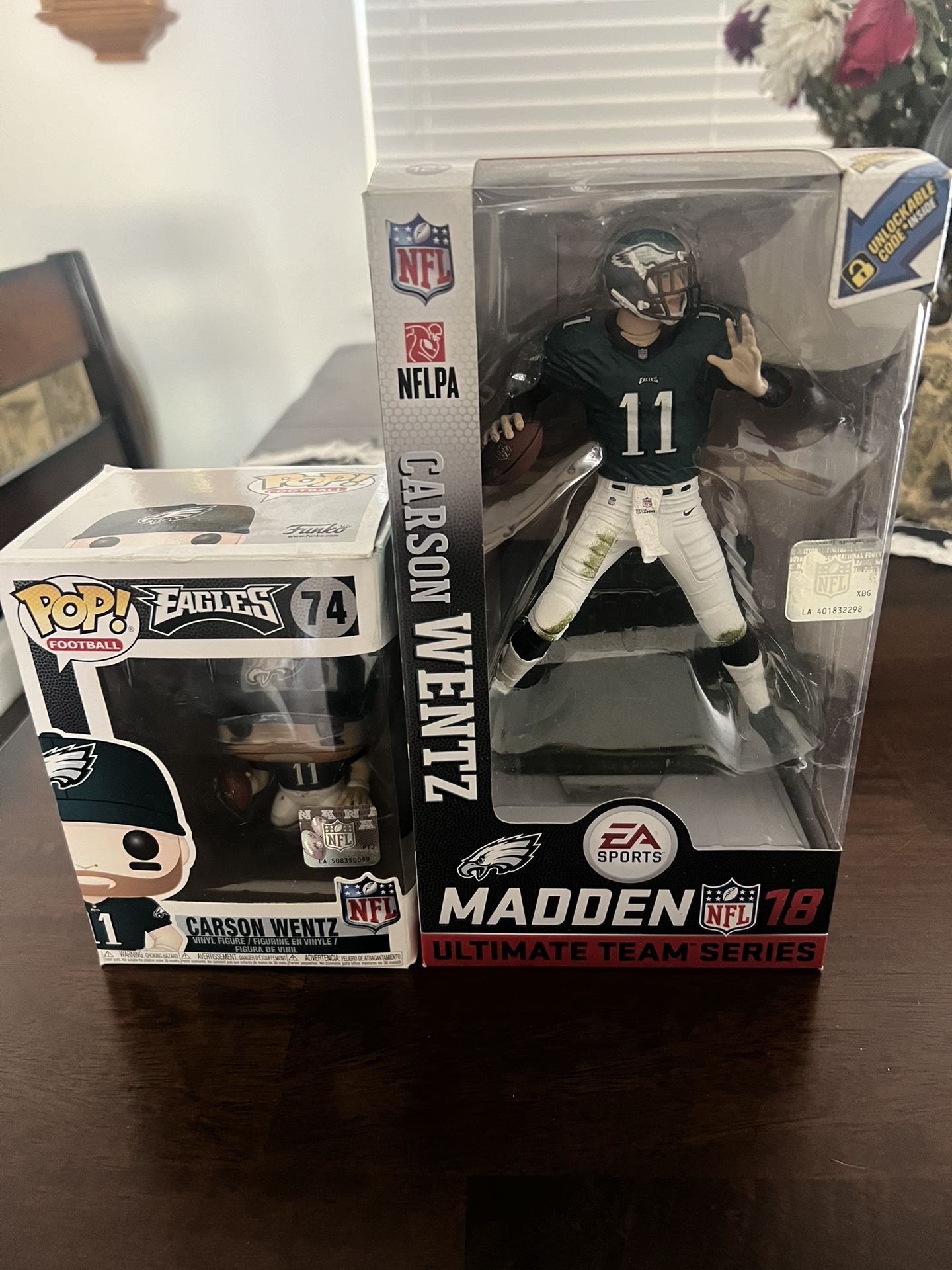 Funko Pop and Sport Figure