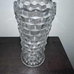 Mid 20th Century American Fostoria Straight Cylinder Vase Clear Crystal