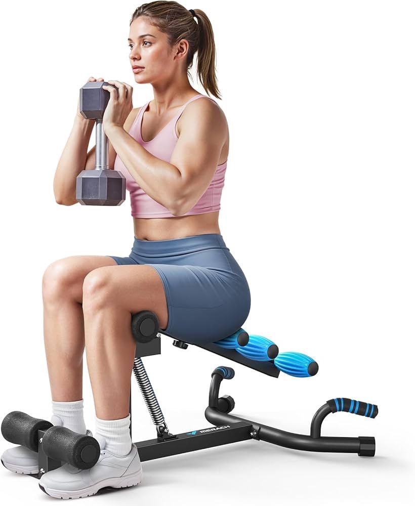 Deep Squat Machine for Women, Adjustable Glutes Trainer Machine, Core & Leg Exercise, Push Up Workout Equipment at Home Gym