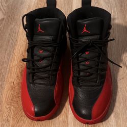 Jordan 12 Flu Game  Size 9 Like New 