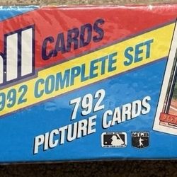 1992 Topps Baseball Complete Set 792 Card Series Brand New Factory Sealed