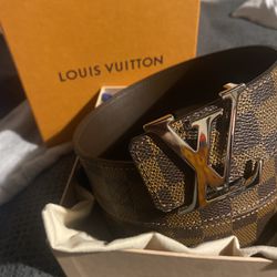 Shop Louis Vuitton Men's Gold Belts