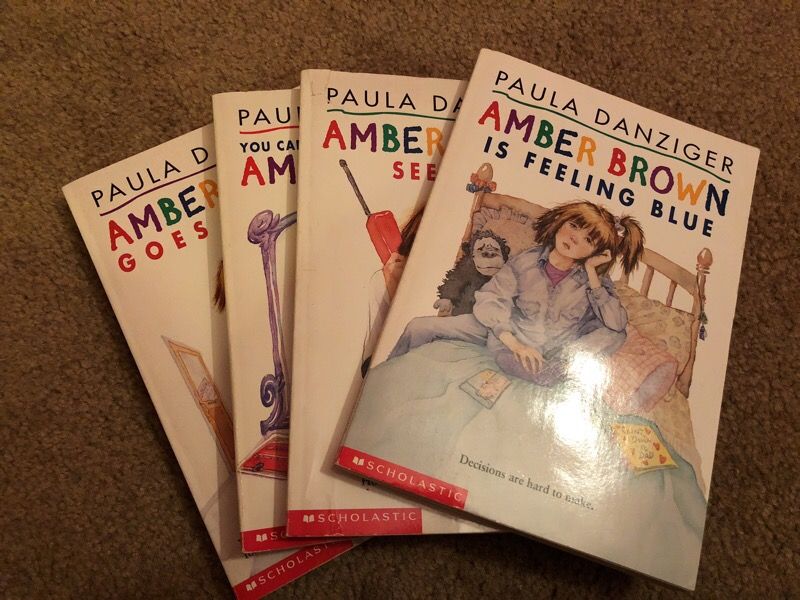 Set of 4 Amber Brown books by Paula Danziger