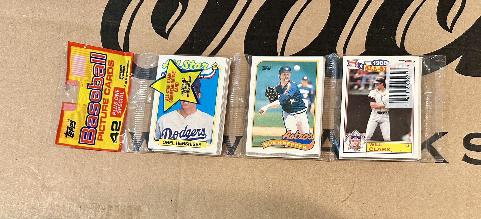 TOPPS 1989 Baseball Cards Rak Pak