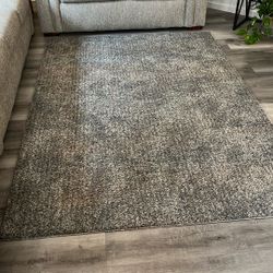 5X7 Blue Gray Rug 