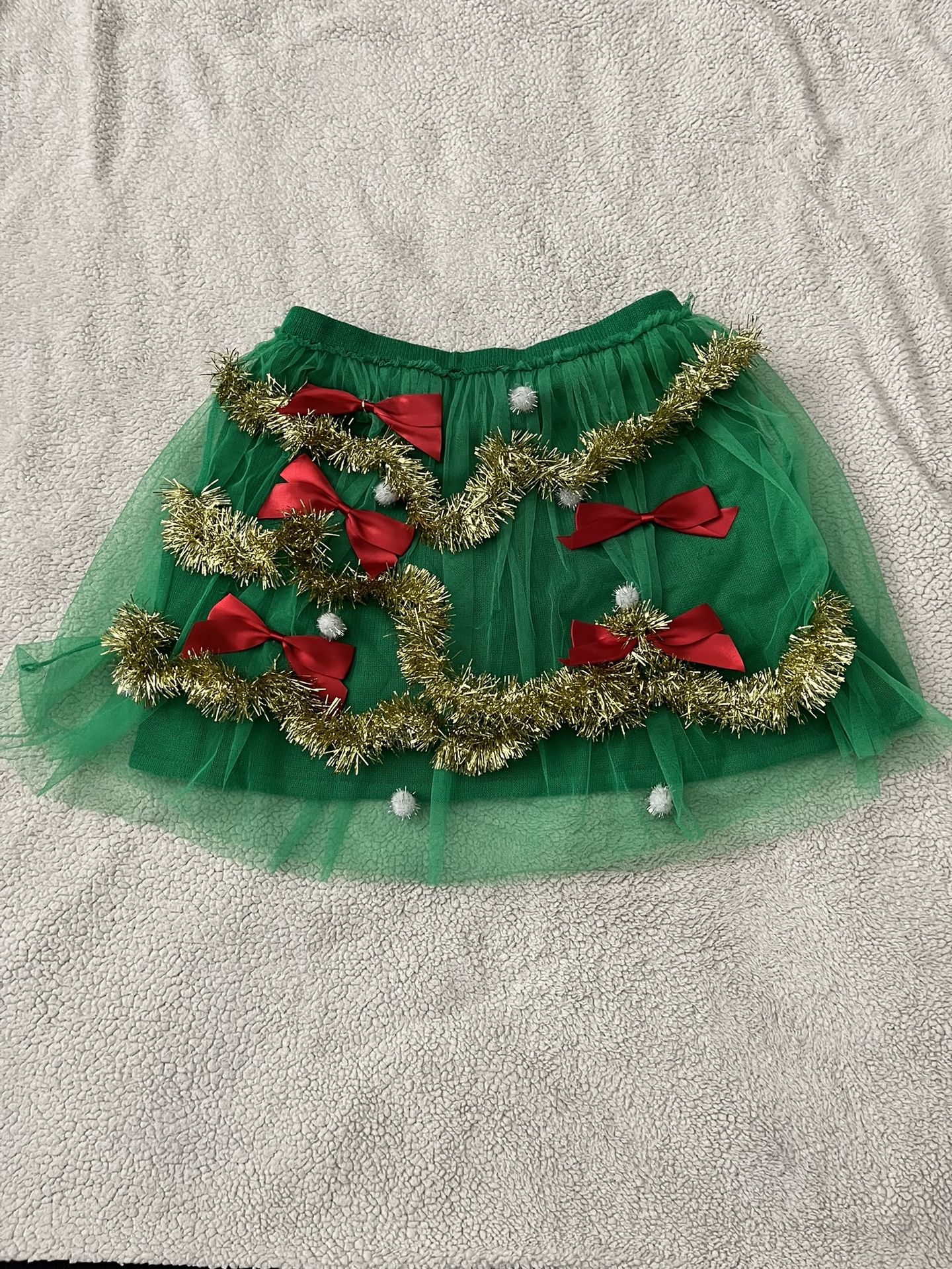 Green Christmas Skirt 