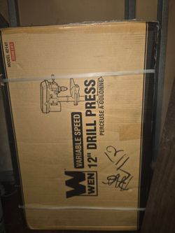 12" drill press , variable speed, percussion a colonne