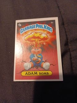 Original 1st series Garbage Pail Kids card #8a