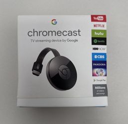 Google Chromecast 2nd Generation TV Digital Media Streaming Device & Box