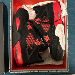Jordan 4 Red Thunders