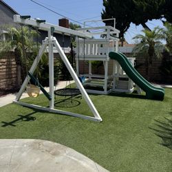 Swingset Heavy Duty Vinyl Covered Wood