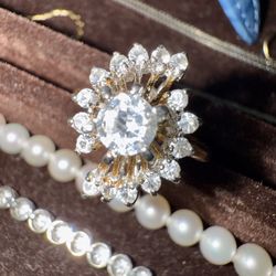 3 Necklaces & 18k Gold plated Ring (size 6)