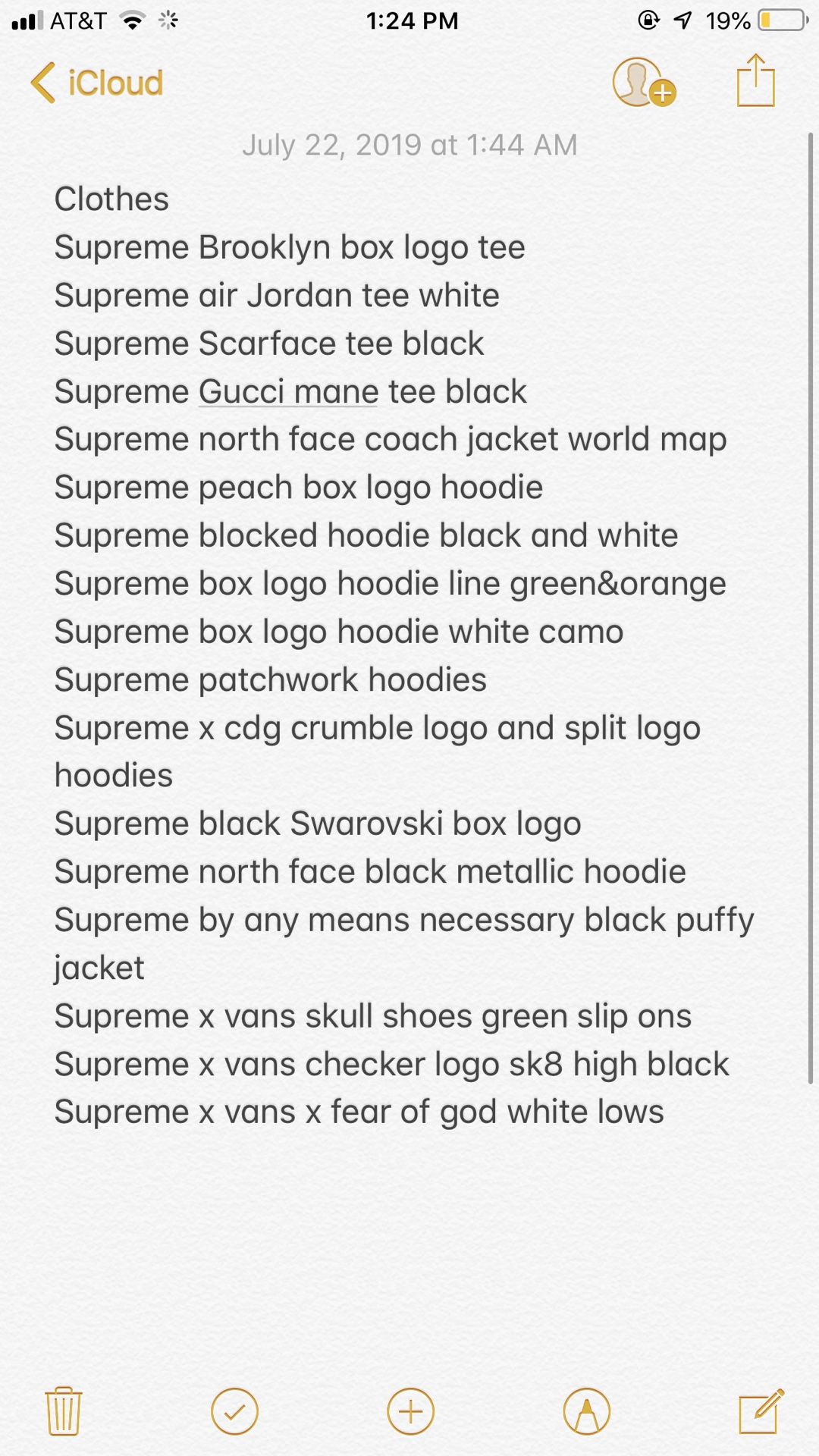 Supreme and designer deadstock 100% authentic