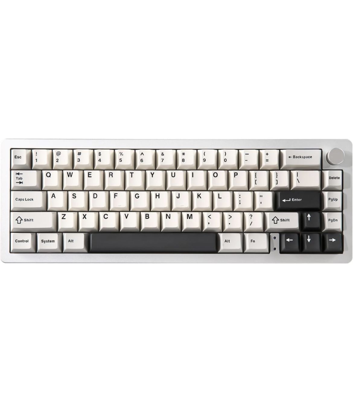 YUNZII AL66 Wireless Mechanical Gaming Keyboard (Milk Switch, Silver)