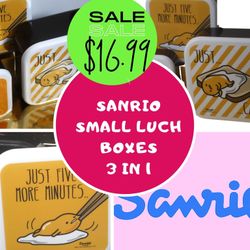 Sanrio Small Lunch Boxes (3).