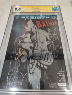 DC Universe Rebirth Batman CGC comic