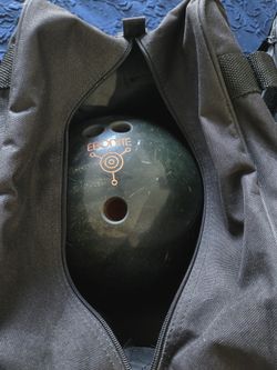 Bowling Ball With Bowling Bag