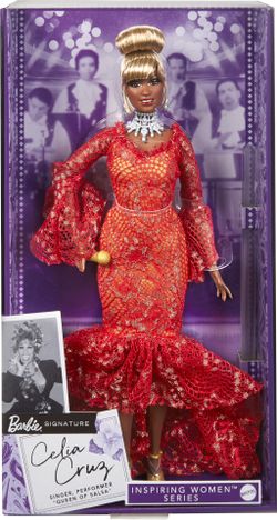 Barbie Signature Celia Cruz Inspiring women Mattel